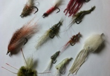 Fly-tying for Striper - Picture by Perry Lisser 