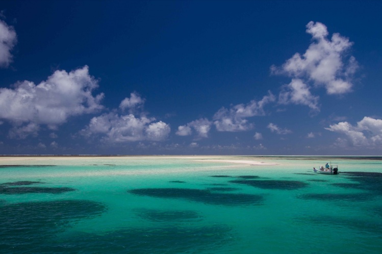 Alphonse Island, Seychelles, Flats