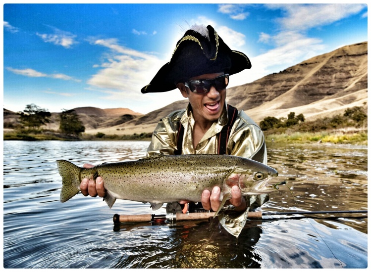 Happy Halloween! T&amp;T pro Brian Chou has been trick-or-treating some steelhead. 