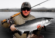 Ed Kovalevskyi 's Fly-fishing Picture of a Silver salmon – Fly dreamers 