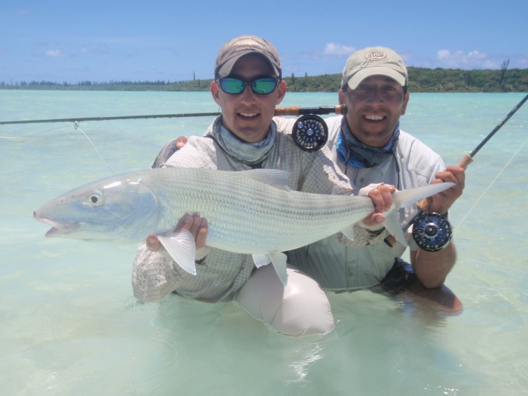 14 pounder bonefish with my friend Claude