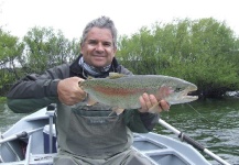 Ignacio Benguria 's Fly-fishing Picture of a Rainbow trout – Fly dreamers 