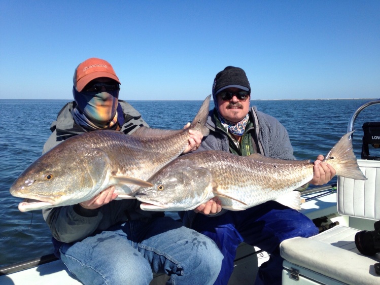 Fellow Flydreamer Jack Denny and I in Louisiana. We'd hook one than hook the other that was following. Outrageous!