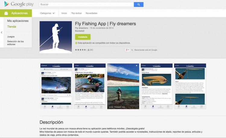 Al fin la app de Fly Dreamers!  La estaba esperando con ganas. Felicitaciones gente!!