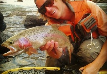 Fly-fishing Pic of Rainbow trout shared by Blake Hunter – Fly dreamers 