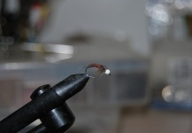 Fly-tying for Brown trout - Pic by Nume Prenume 