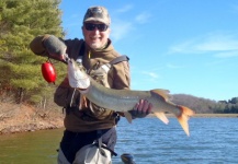 Fly-fishing Pic of Muskie shared by Bill Turner – Fly dreamers 