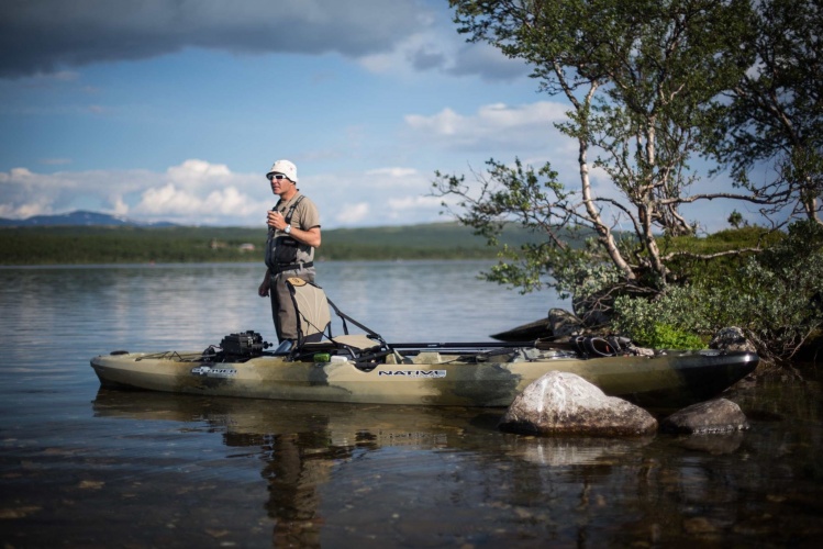 Resting on an island when trying out a new lake in mid Norway. Anders Dahl Eriksen