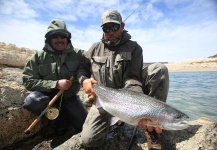 Reggie White 's Fly-fishing Pic of a Rainbow trout – Fly dreamers 