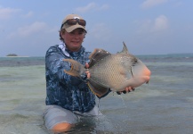 Fly-fishing Pic of Triggerfish shared by Tom Hradecky – Fly dreamers 