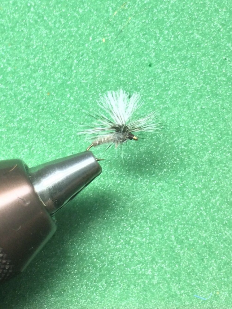 One of my favourite dry fly patterns a size 20 parachute midge