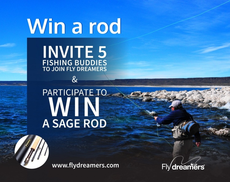 Do you want to win a SAGE ONE fly fishing rod? All you have to do is invite 5 fishing friends to participate in the contest. Hurry, the contest is ending soon!!! Click the banner on the right to participate.