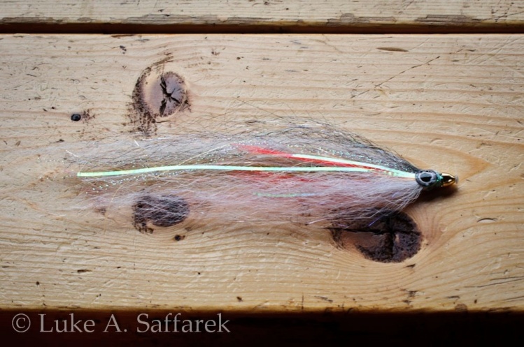 The killer Bull Trout fly, tied with materials from my sponsor at Deer Creek - Deer Creek Gliss &amp; Glint and Deer Creek Eyes.