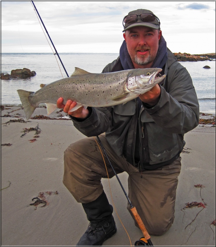 70 cm and 4,1 kg angry sea trout