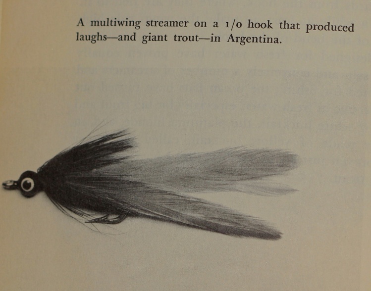 From Joe Brooks Complete Book of Fly Fishing 1968. This one is the Red and Yellow Multiwing.
