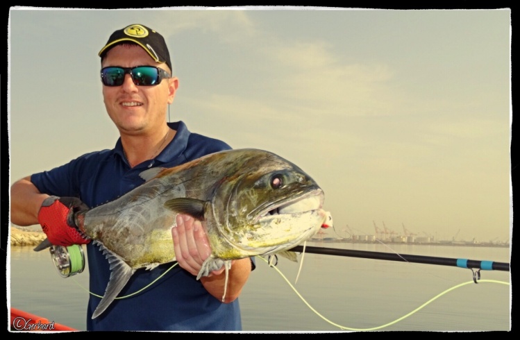PB queenfish on the fly rod.
The NRX 9wt GLoomis and Hatch 9 performed flawless