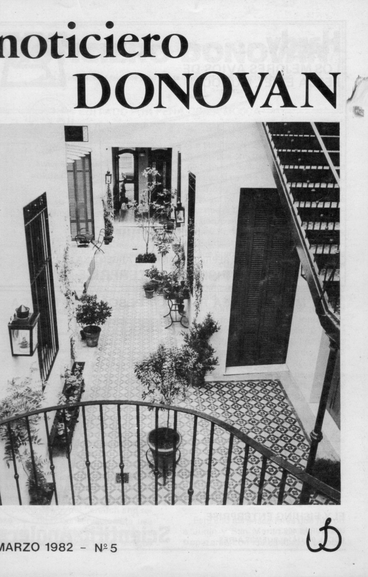 El local de Fly Fishing Enterprise de la calle Honduras en Palermo. Noticiero Donovan nº 5 marzo/82