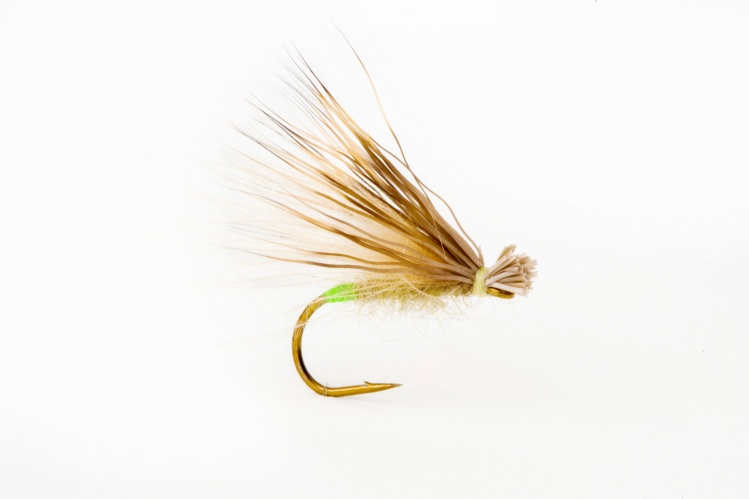 CDC Elk Hair Caddis tied by Paul Procter on the Partridge L5A