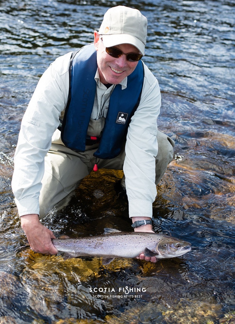 Nice Grilse for guest from B.C