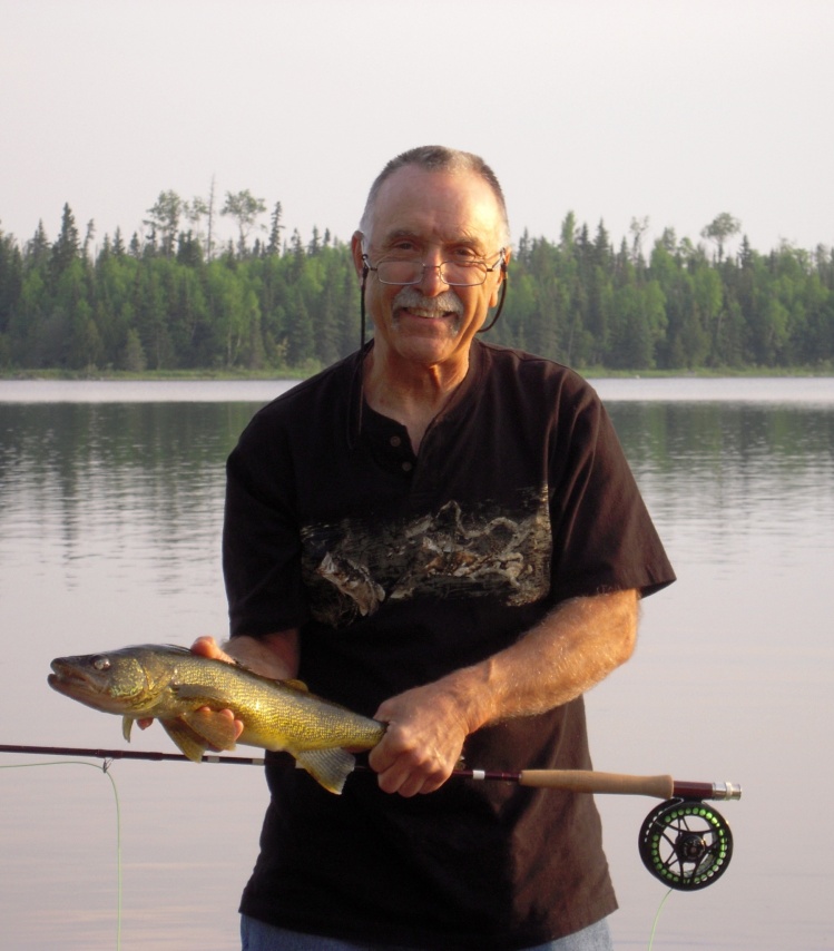 Walleye Fly Fishing in Northern Ontario Canada
