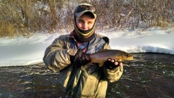 River fishing, Michigan's Upper Peninsula , United States