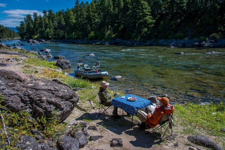 Lunch on the Blackfoot