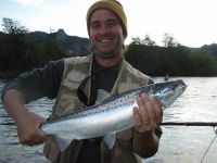 Lucho Ruete with a Rainbow of 22 inches, Nov. 2014.