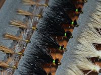 ELk hair Caddis (Blanqueada &amp;  Negra)