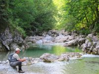 Iška river ... A moment for reflection at promising pool