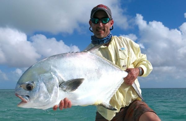 Fly-fishing Pic of Permit shared by Jean Baptiste Vidal – Fly dreamers 