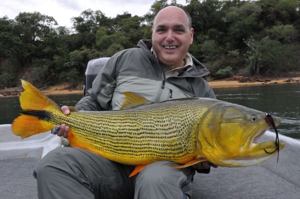 Filippo Vescovi 's Fly-fishing Catch of a Golden dorado – Fly dreamers 