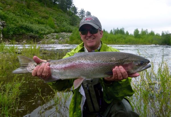 Scott Marr 's Fly-fishing Picture of a Rainbow trout – Fly dreamers 
