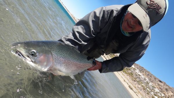 Good Fly-fishing Situation of Rainbow trout - Photo shared by Hugo Tello – Fly dreamers 