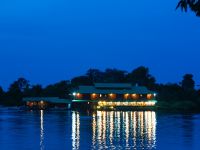 Ecolodge at night