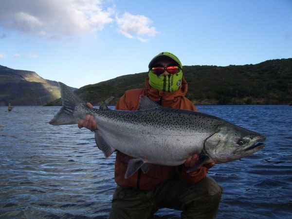 Fly-fishing Image of Spring Salmon shared by Pristine Waters Patagonia – Fly dreamers