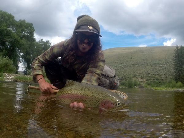 Brett Macalady 's Fly-fishing Picture of a Rainbow trout – Fly dreamers 