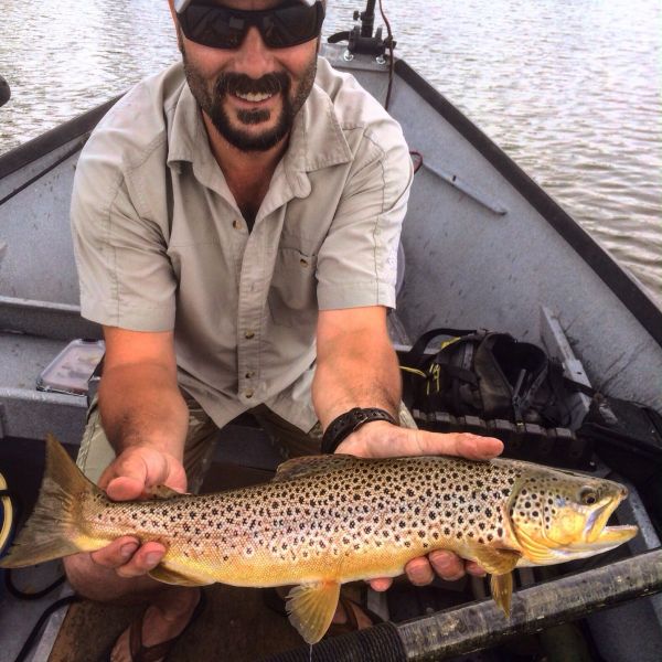 Jason Wall 's Fly-fishing Image of a Brown trout – Fly dreamers 