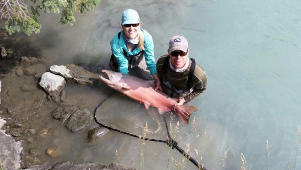 Fly-fishing Picture of King salmon shared by Chris Andersen – Fly dreamers