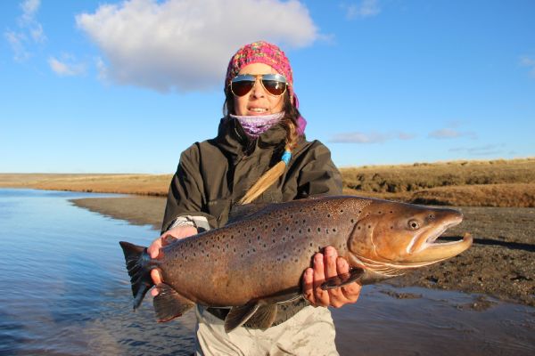 Rodrigo Andrade Bussard 's Fly-fishing Image of a Sea-Trout – Fly dreamers 