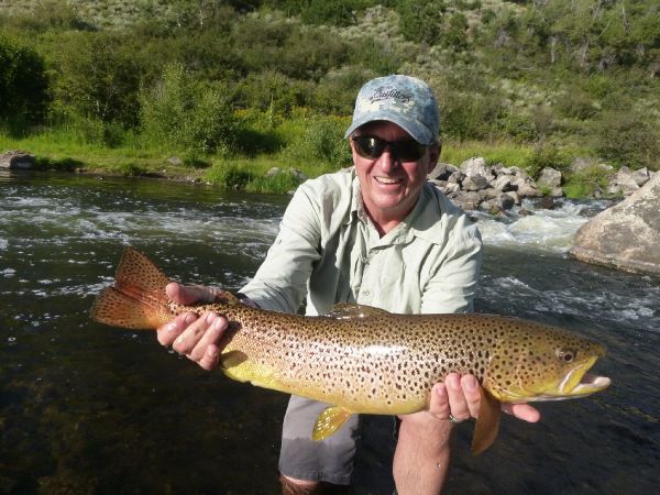Fly-fishing Situation of Brown trout - Photo shared by Scott Marr – Fly dreamers 