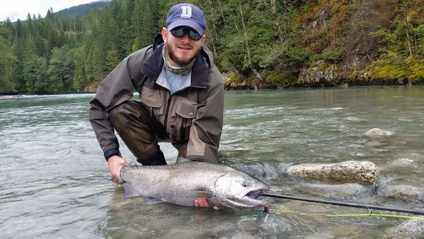 Fly-fishing Pic of King salmon shared by Kevin Hardman – Fly dreamers 