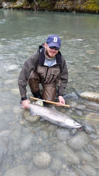 Kevin Hardman 's Fly-fishing Photo of a King salmon – Fly dreamers 