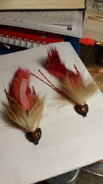 More fish-skull streamers. Any color suggestions would be greatly appreciated. Thanks.