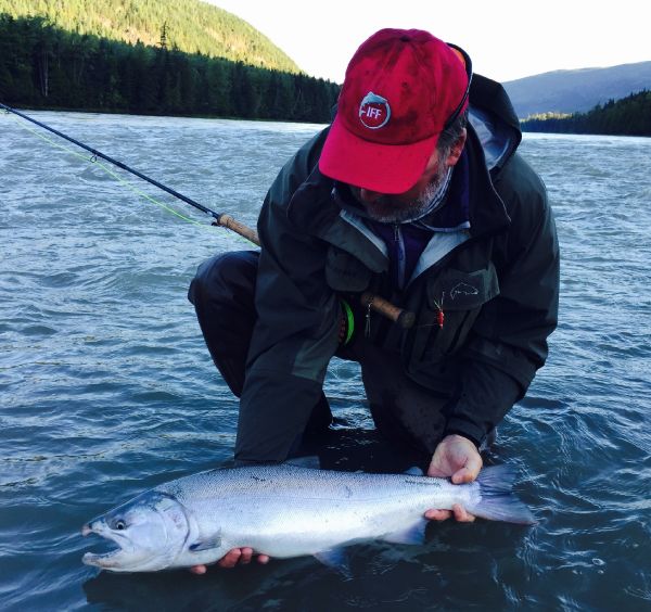 Jay Monahan 's Fly-fishing Photo of a Silver salmon – Fly dreamers 