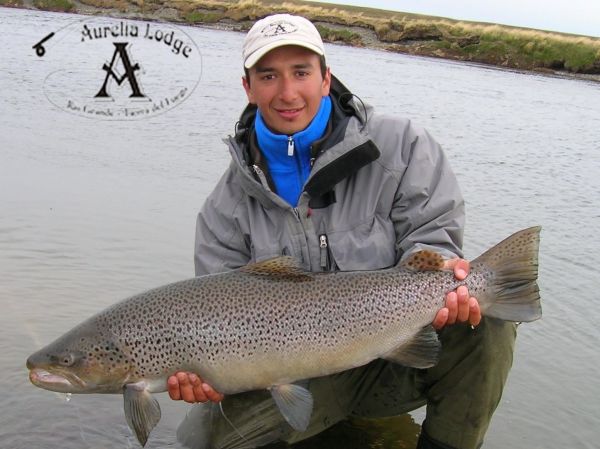 Rodrigo Andrade Bussard 's Fly-fishing Pic of a Sea-Trout – Fly dreamers 