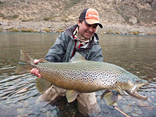 Miguel Angel Marino 's Fly-fishing Catch of a Brown trout – Fly dreamers 
