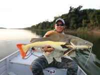 A very proud Randy poses with his catch