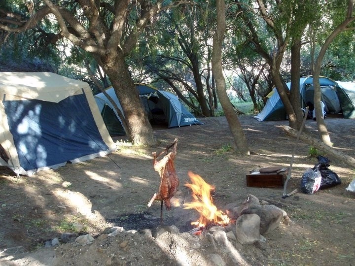 Campamento rio Caleufu.