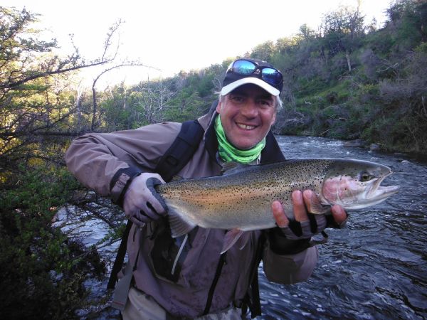 Sergio Martorelli 's Fly-fishing Picture of a Rainbow trout – Fly dreamers 
