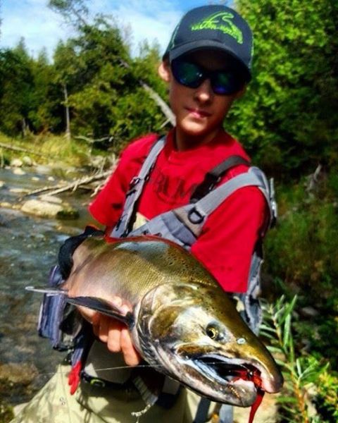 Fly-fishing Pic of Coho salmon shared by Kyle Reid – Fly dreamers 